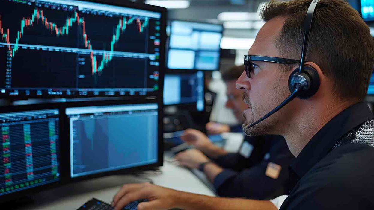 A person is using computer