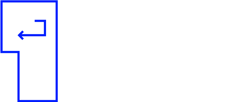 a graphic showing an enter button