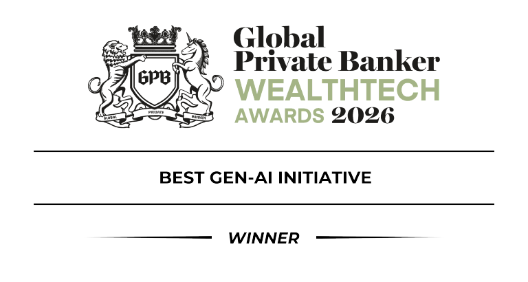 Global Private Banker WealthTech Awards 2026 – Best Gen-AI Initiative Winner