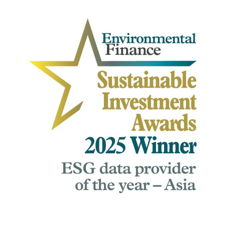 Sustainable Investment Awards 2025 winner - ESG data provider of the year, Asia