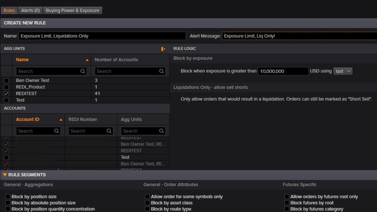 Leverage dozens of trading rules with Risk Manager before they are routed to a broker for execution