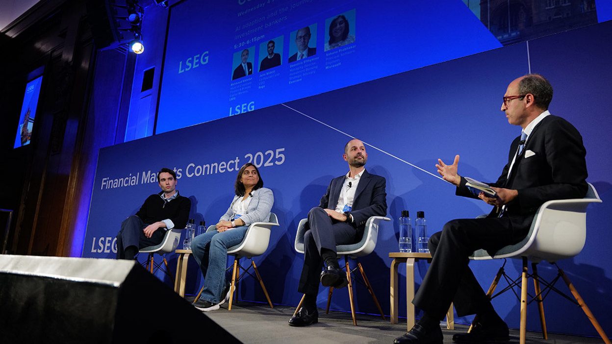 A panel at the Financial Markets Connect 2025. 