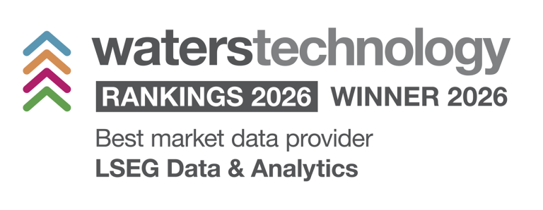 Waters Technology Awards 2026 - Best market data provider