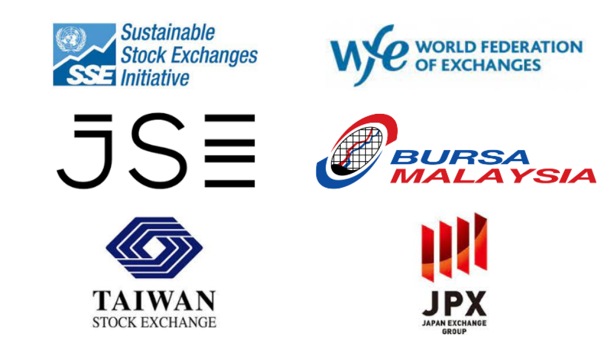 Our sustainable exchange peers include Sustainable Stock Exchanges initiative, World federation of Exchanges, Johannesburg Stock Exchange, Bursa Malaysia, Taiwan Stock Exchange, Japan Exchange Group