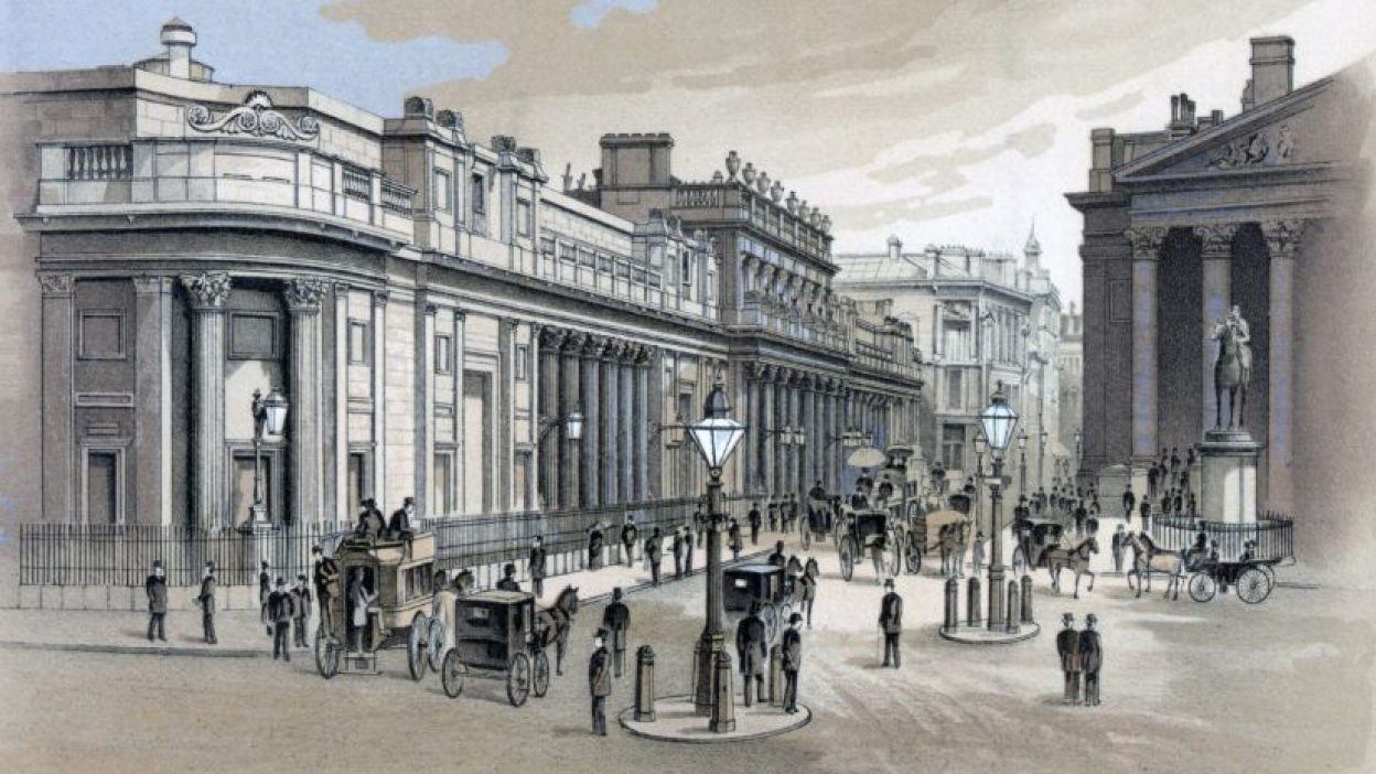 London Stock Exchange, 1886.