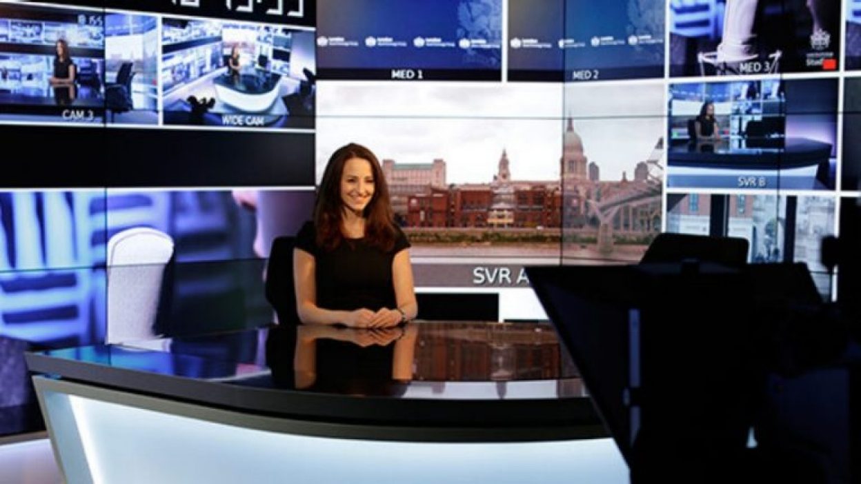 News set, Studio 1 at LSEG