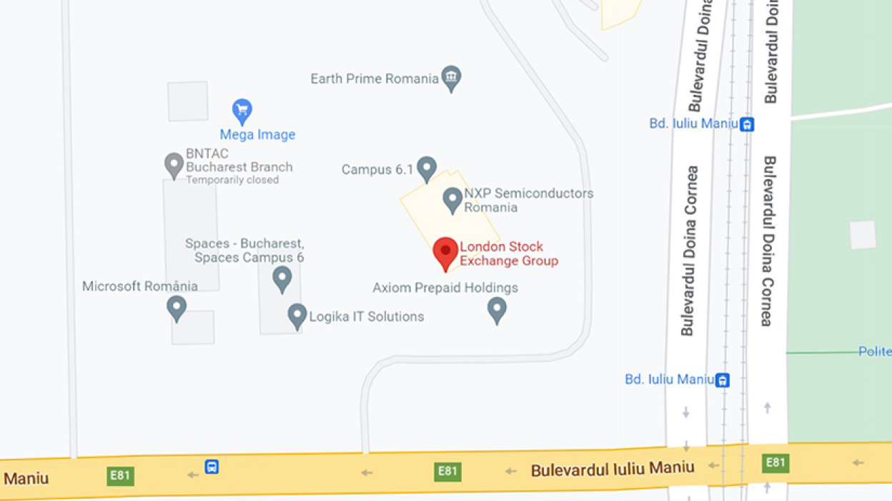 LSEG Bucharest, Romania Google Maps office location