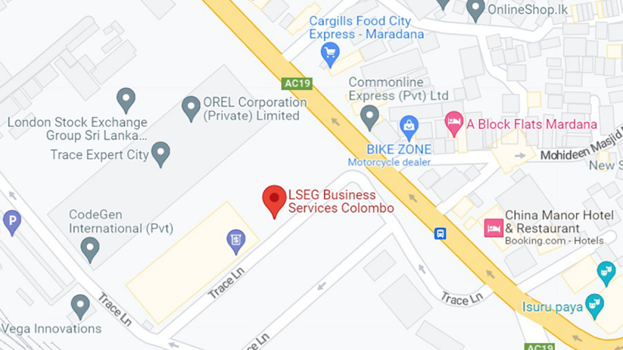 LSEG Colombo, Sri Lanka Google Maps office location