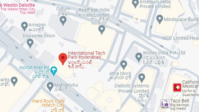 LSEG Hyderabad India Google Maps office location