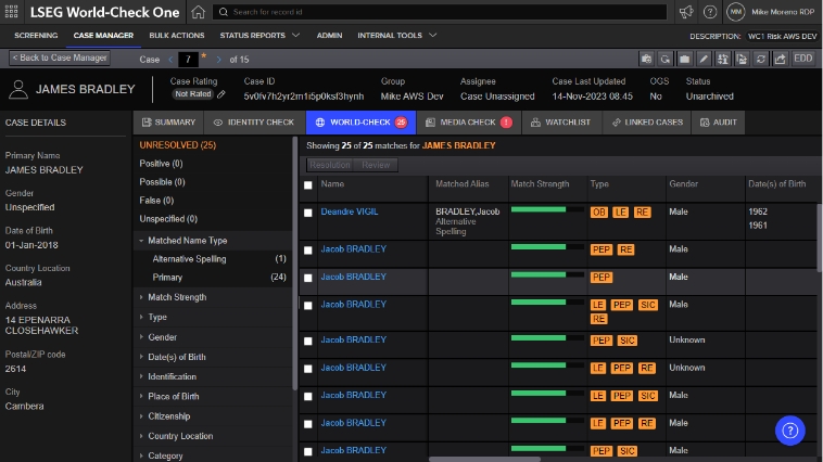 World-Check One: KYC Screening Solutions | LSEG